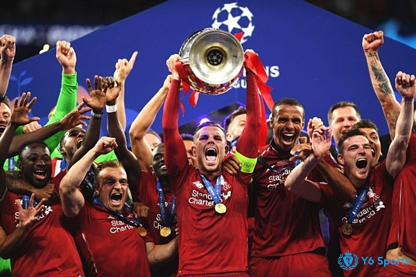 Liverpool có 6 lần đoạt cúp C1 Châu Âu
