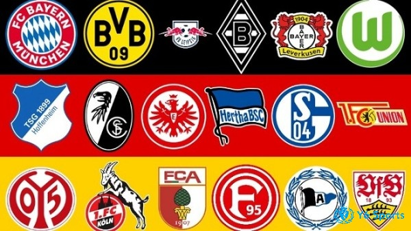 Giải đấu VĐQG Đức có sự tranh tài của 18 đội bóng