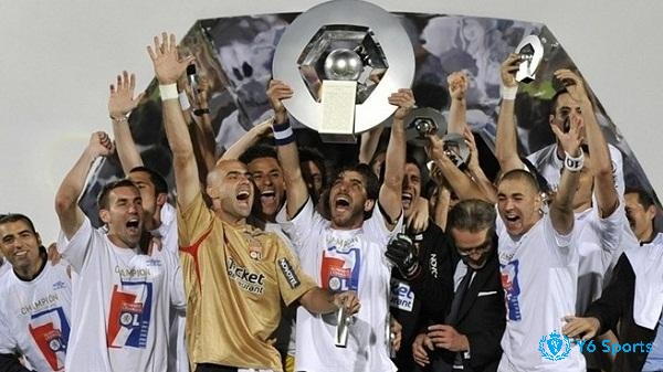Olympique Lyon đã mang về 7 chức vô địch Ligue 1