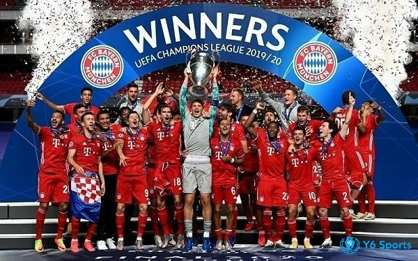 Bayern Munich với 6 lần lên ngôi tại giải đấu Champions League