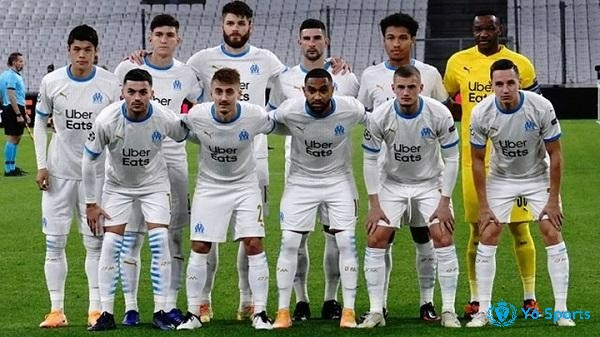 Marseille đội bóng hiện xếp thứ 5 trên bảng xếp hạng league 1