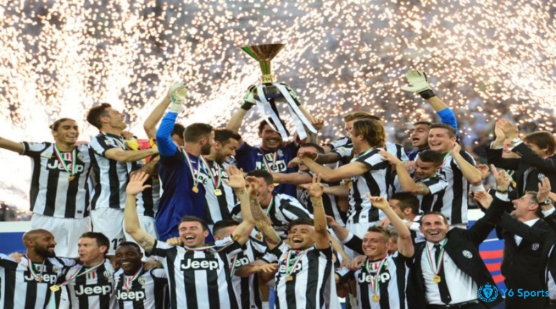 Juventus là đội bóng vô địch bảng xếp hạng SeriA nhiều nhất