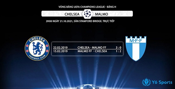 Lịch sử đối đầu giữa CLB Chelsea vs Malmo