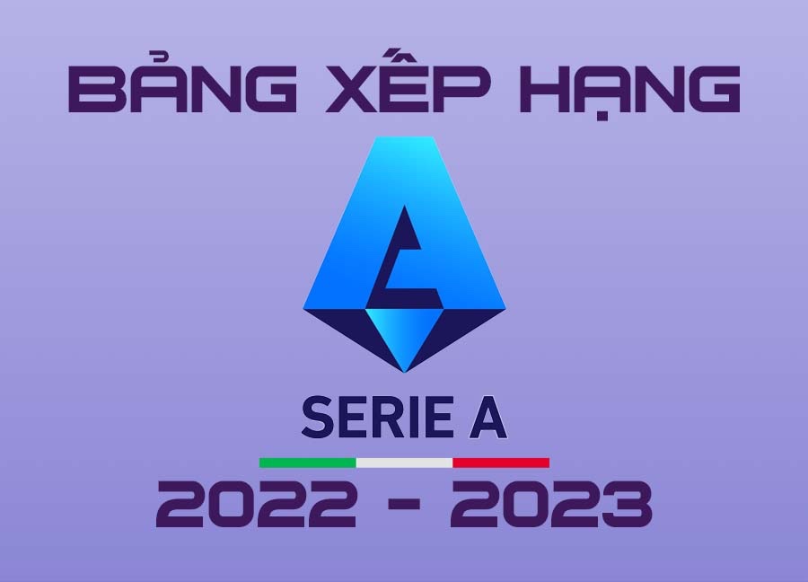 bang xep hang bong da seria ngày 7/1/2023 cập nhật mới nhất