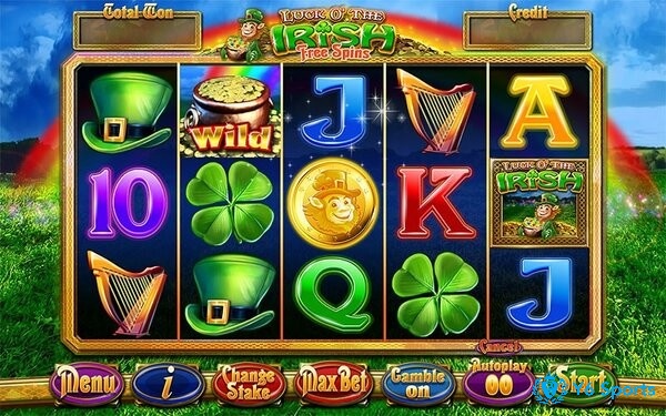 Giao diện của Luck of The Irish slots dễ dàng thao tác