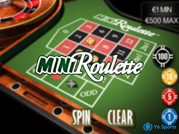 Mini Roulette có luật chơi giống như Roulette truyền thống