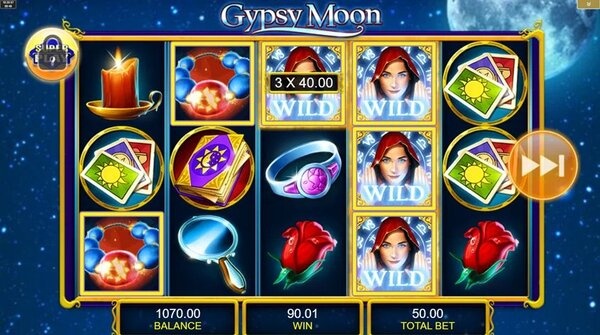 Gypsy moon slot - Slot game mang đến 243 tổ hợp trúng thưởng