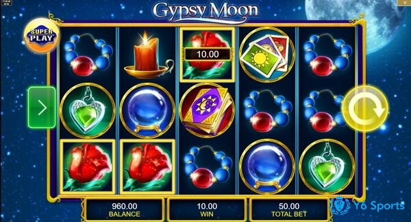 Người chơi có thể tham gia chơi thử Gypsy moon với phiên bản demo