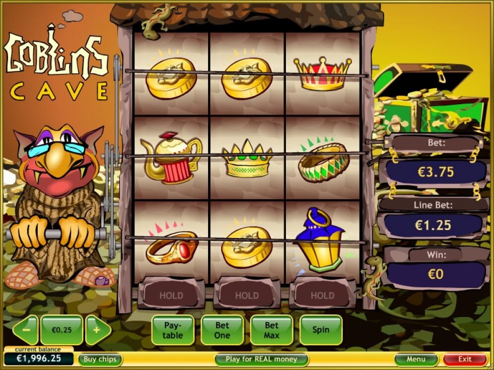 Goblins Cave Slot - Trò chơi đánh bạc online, với chủ đề goblin