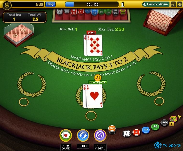 6 deck blackjack là trò chơi đánh bạc đang được yêu thích nhất hiện nay