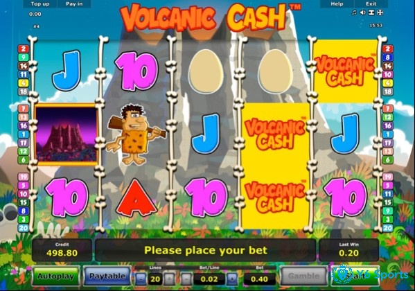 Volcanic Cash: Game slot chủ đề núi lửa tiền sử cực hấp dẫn