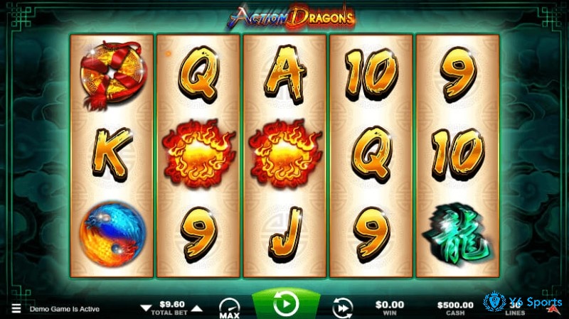 Giao diện Action Dragons