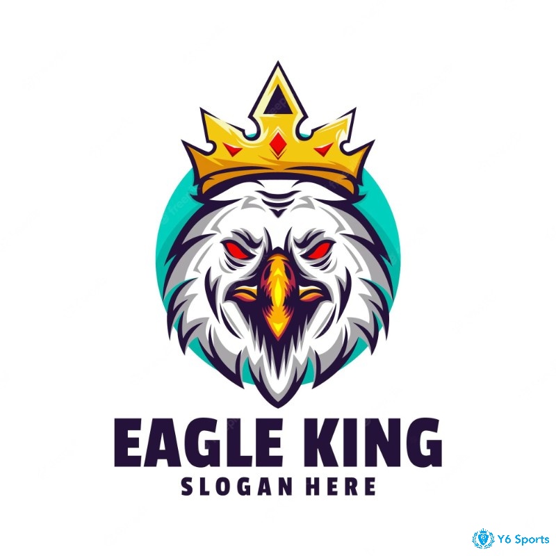 Eagle king logo được thiết kế để nhận diện thương hiệu