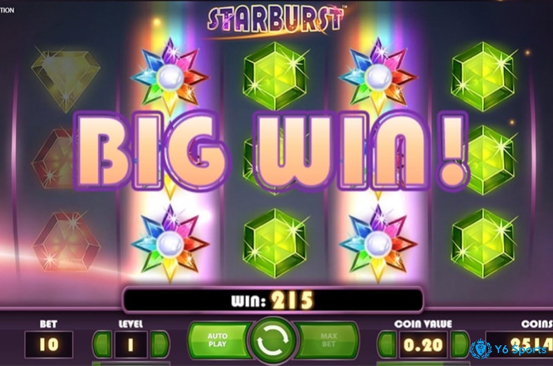 Anh em có thể giành chiến thắng lớn khi chơi Starburst slot