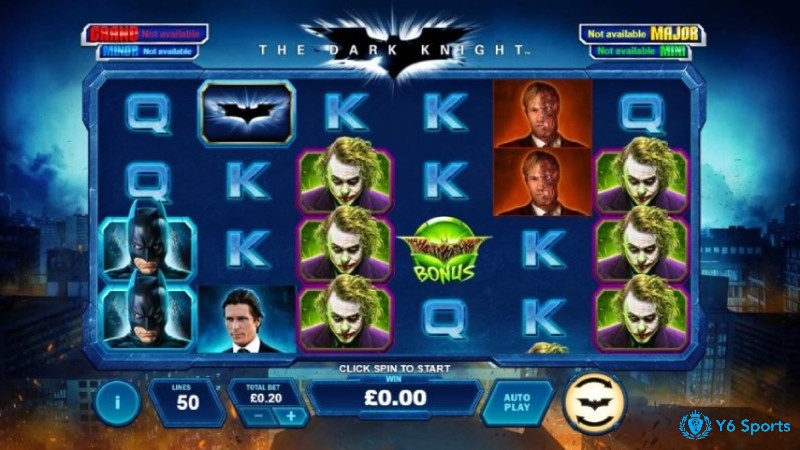 The Dark Knight slot có cách chơi đơn giản
