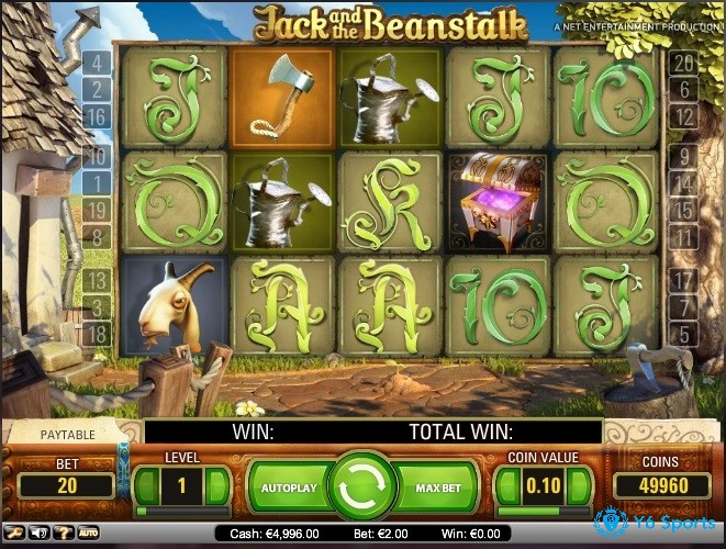 Cách chơi Jack and the Beanstalk slot rất đơn giản