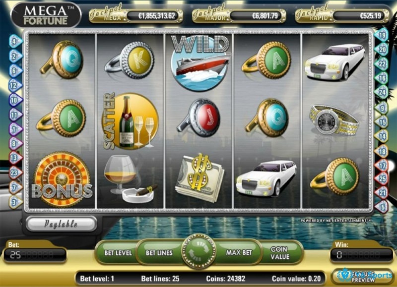 Mega Fortune slot: Game chuẩn “con nhà giàu” nên thử