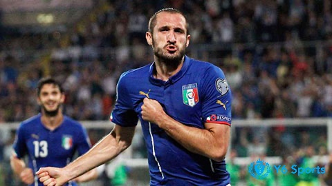 Top hậu vệ hay nhất Euro - Giorgio Chiellini là một hậu vệ xuất sắc của đội tuyển Ý