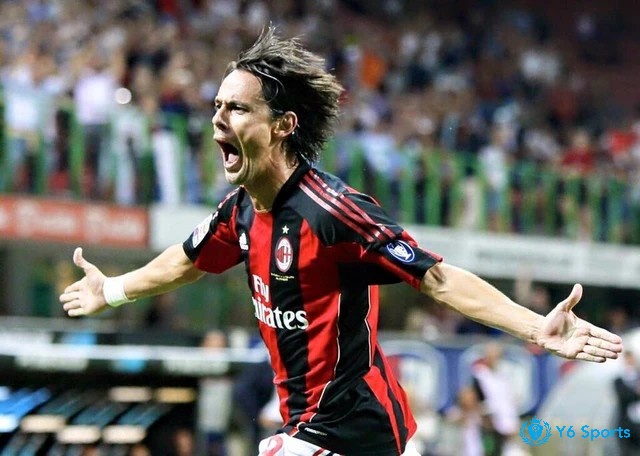 Filippo Inzaghi dẫn đầu danh sách ghi bàn của AC Milan với 43 bàn thắng tại Serie A