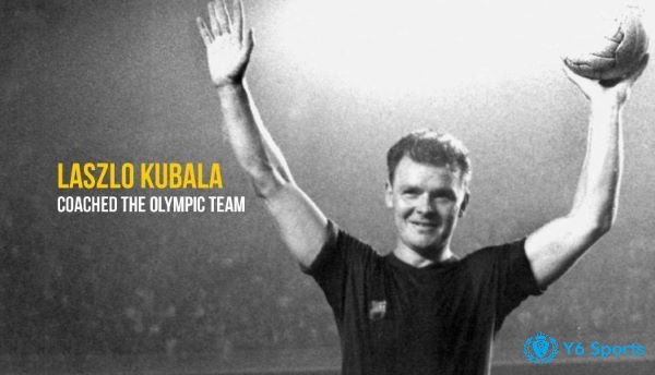 László Kubala có cách xử lý bóng chính xác và mạnh mẽ 