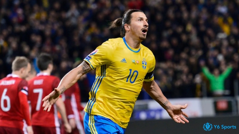 Zlatan Ibrahimovic đã có được những bàn thắng đẹp mắt cùng Thụy Điển