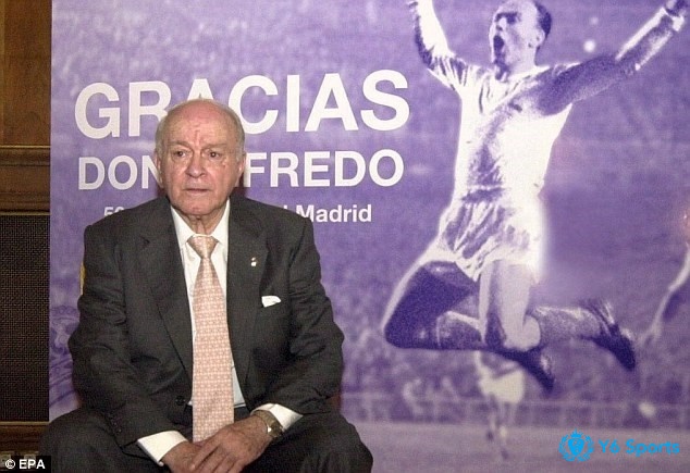 Cầu thủ xuất sắc nhất Real Madrid phải kể đến Alfredo Di Stefano