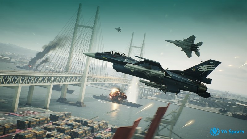 Đồ họa từ Unreal Engine 4 của Game Ace Combat 7: Skies Unknown