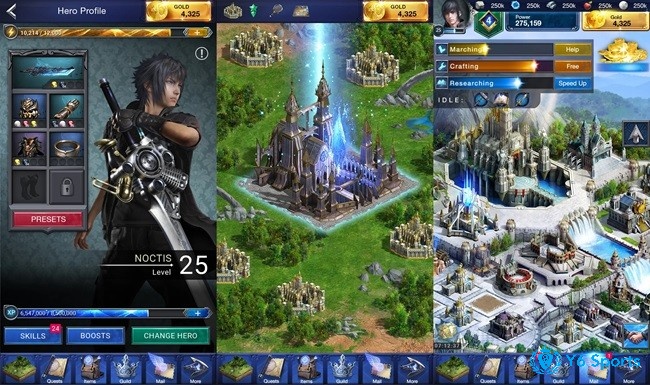 Đầu tiên, người chơi cần tiến hành xây dựng thành phố cổ và nhiều công trình khác