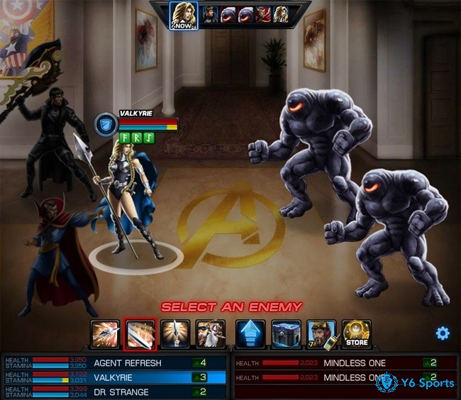 Marvel: Avengers Alliance có lối chơi theo đợt khá thú vị và độc đáo