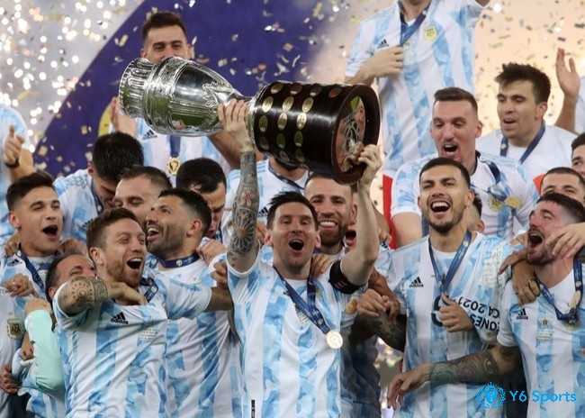 Messi ghi được 4 bàn thắng và cùng Argentina giành chức vô địch Copa America 2021