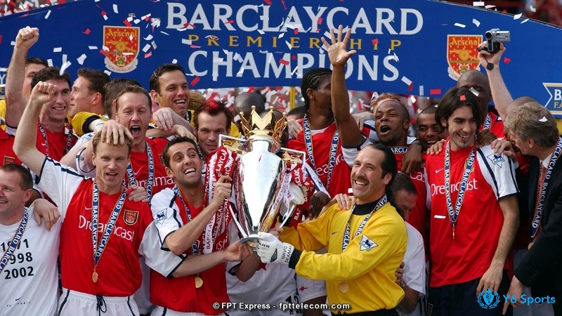 Arsenal đã có 3 lần lên ngôi vô địch liên tiếp
