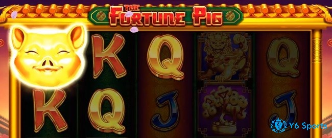Quay được 5 biểu tượng hoang dã chú lợn vàng người chơi nhận thưởng tối đa 500 xu