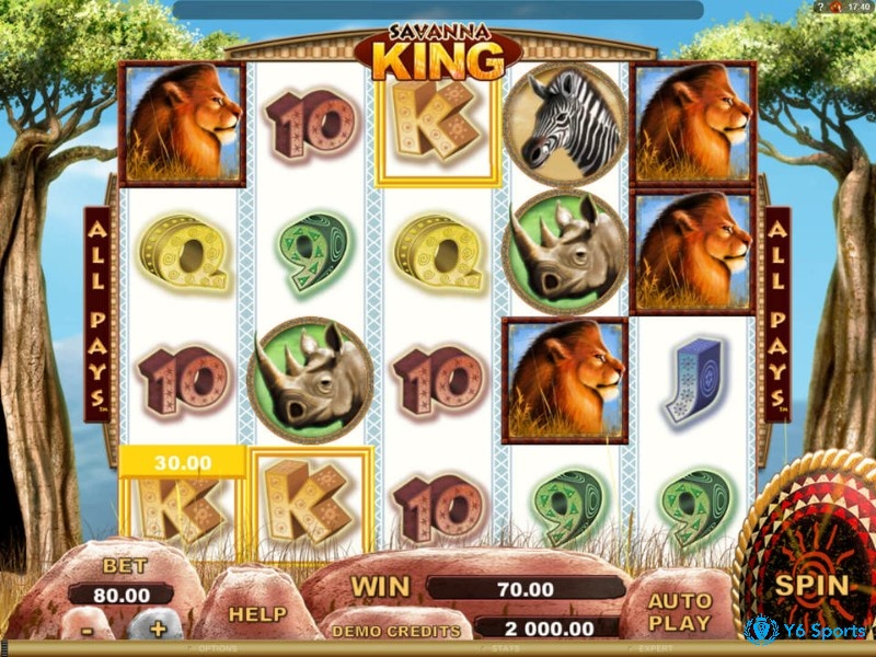 Cách chơi game slot Savanna King không quá phức tạp