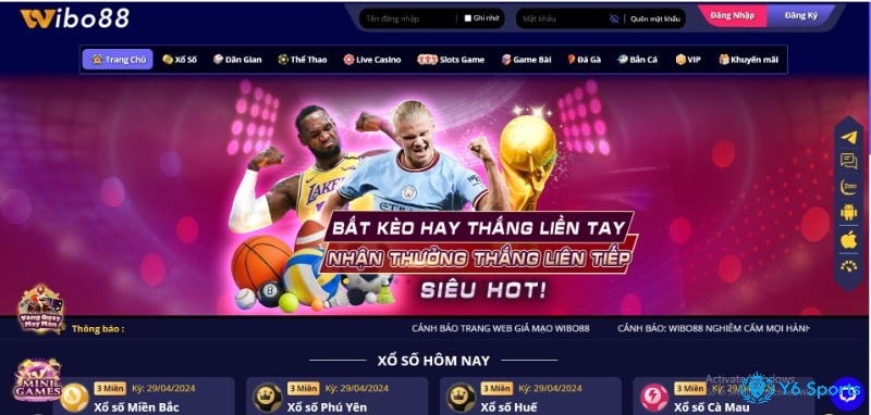 Wibo88 - Nhà cái cá cược trực tuyến uy tín số 1 tại Việt Nam